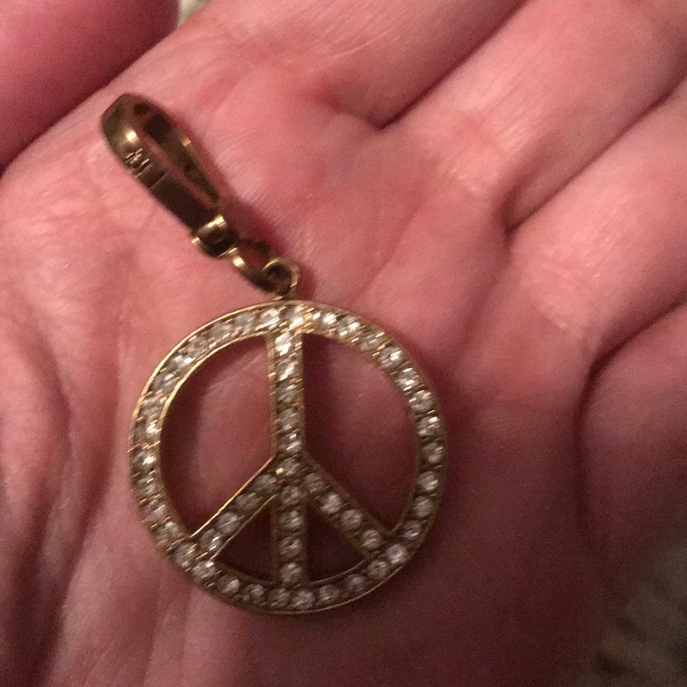 Juicy couture peace charm